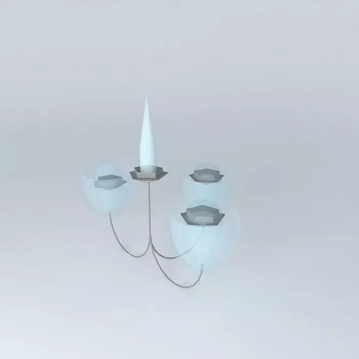 Lamp gray Free 3D model_0