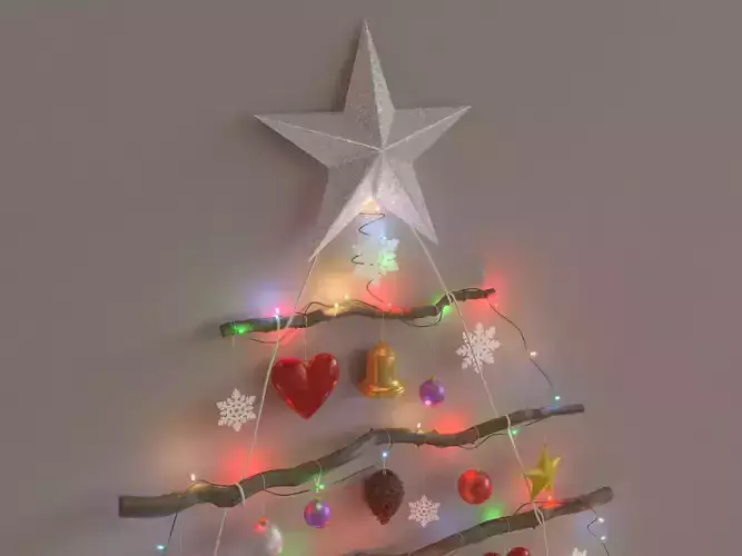 Christmas Wall Tree Decor