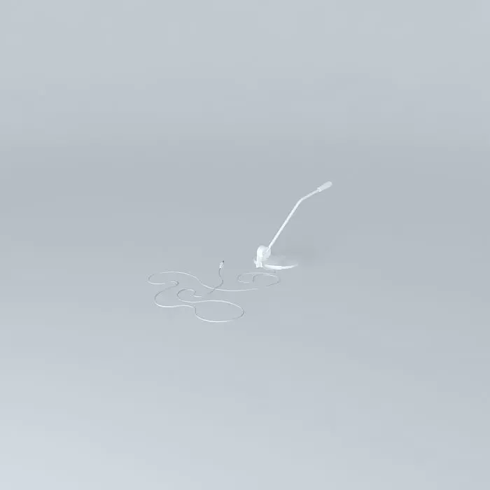 Microphone Free 3D model_0