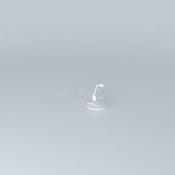 Microphone Free 3D model_2