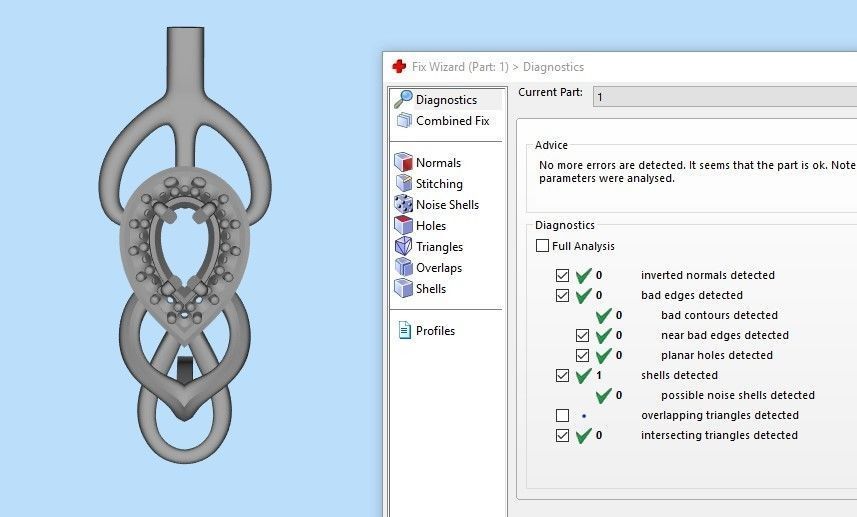 Women earrings with gems and diamonds 3dm stl vintage 3D print model_24