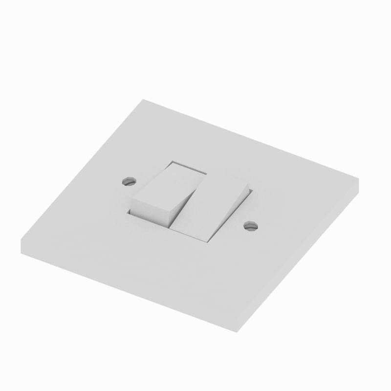 Light switch low-poly Free low-poly 3D model_2