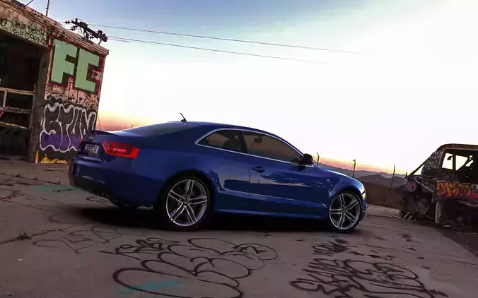 Audi Rs5 3D Model 3D model