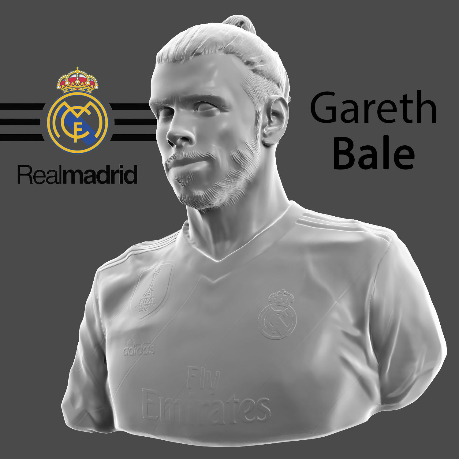 Gareth Bale 3d model