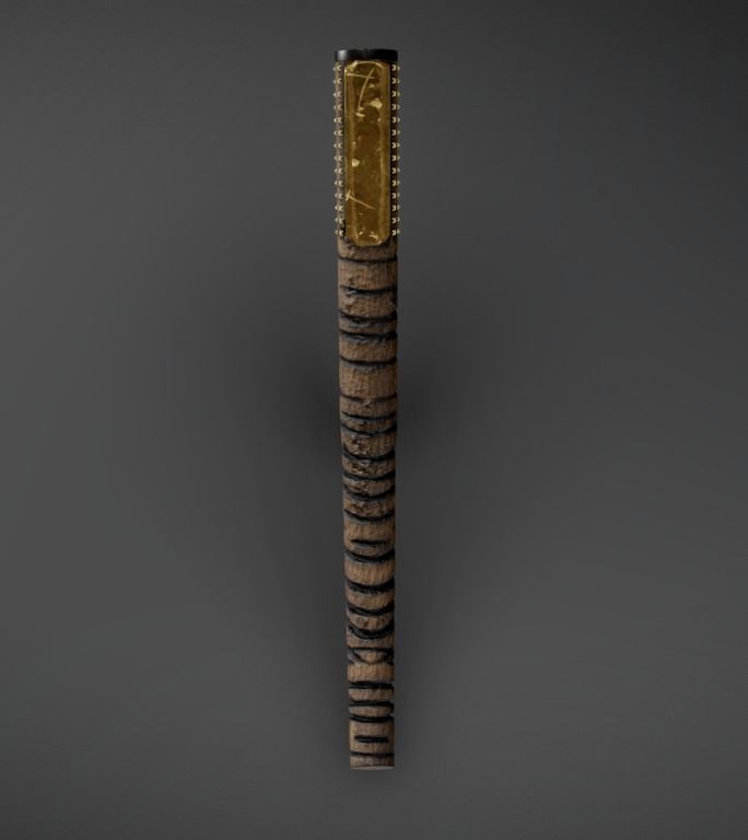 Viking Axe Low-poly 3D model_5