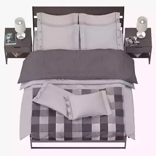 Trysil Bed 3D model