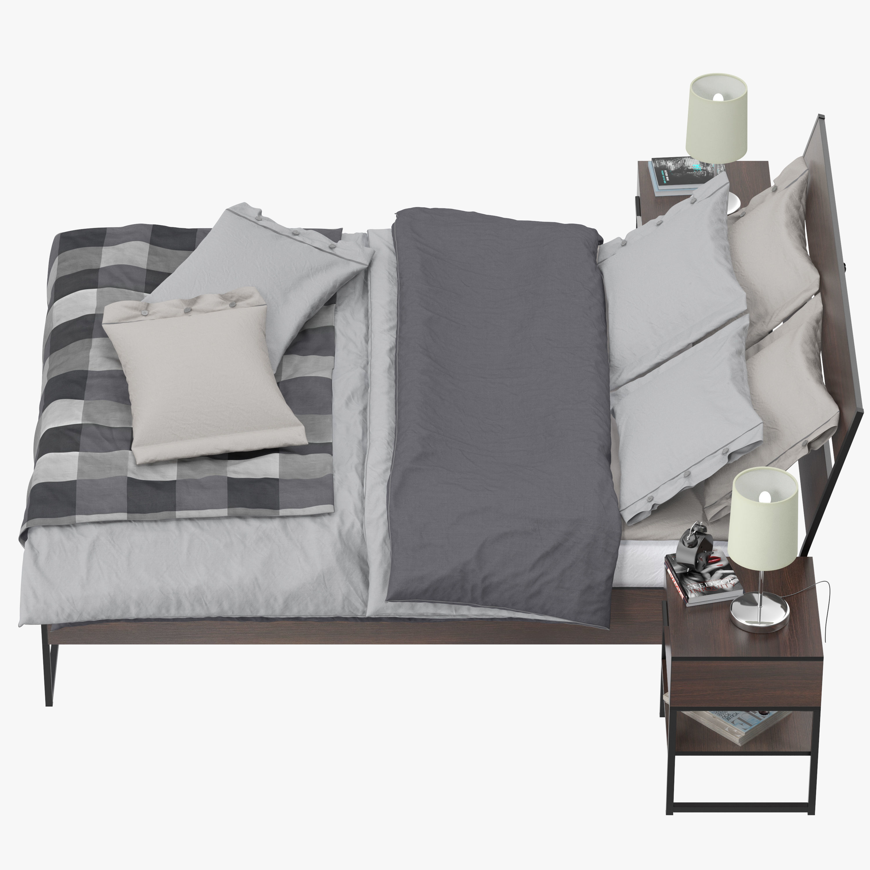 Trysil Bed 3D model_2