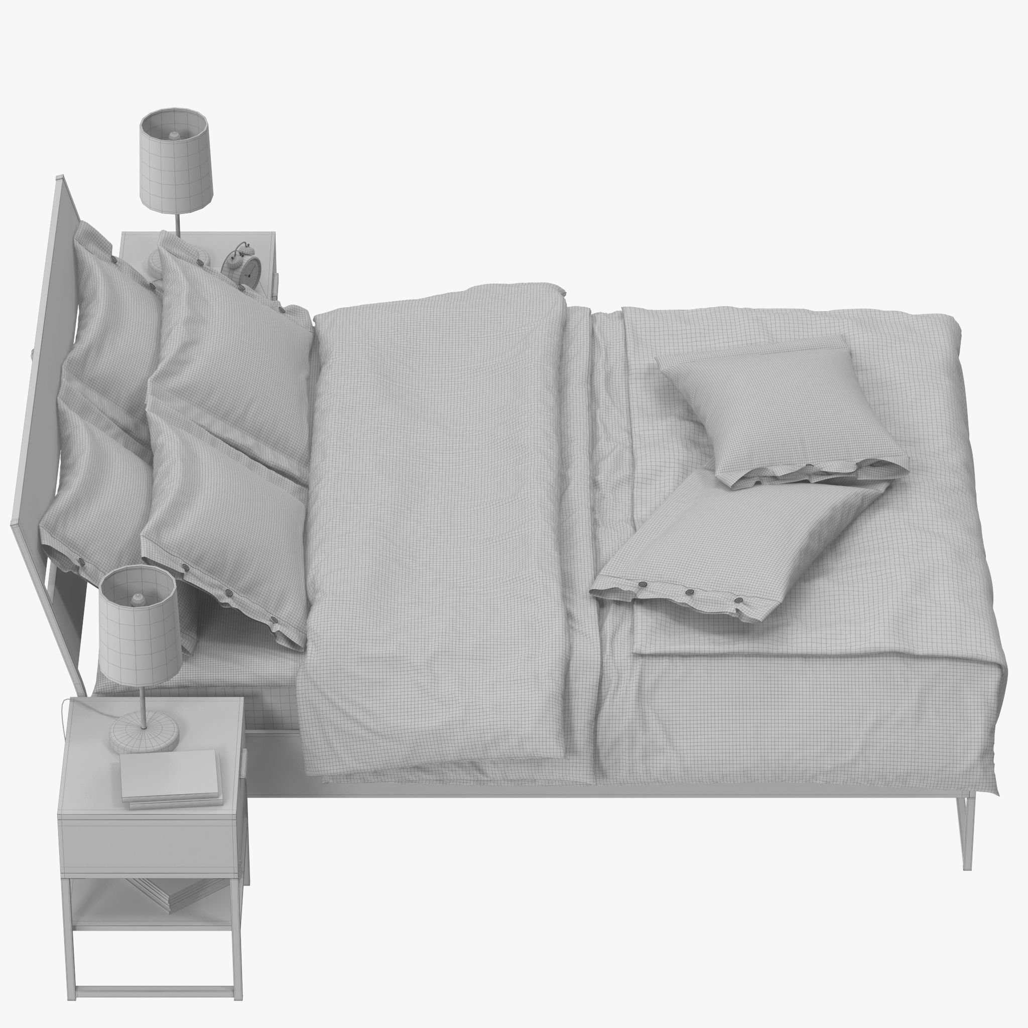 Trysil Bed 3D model_15