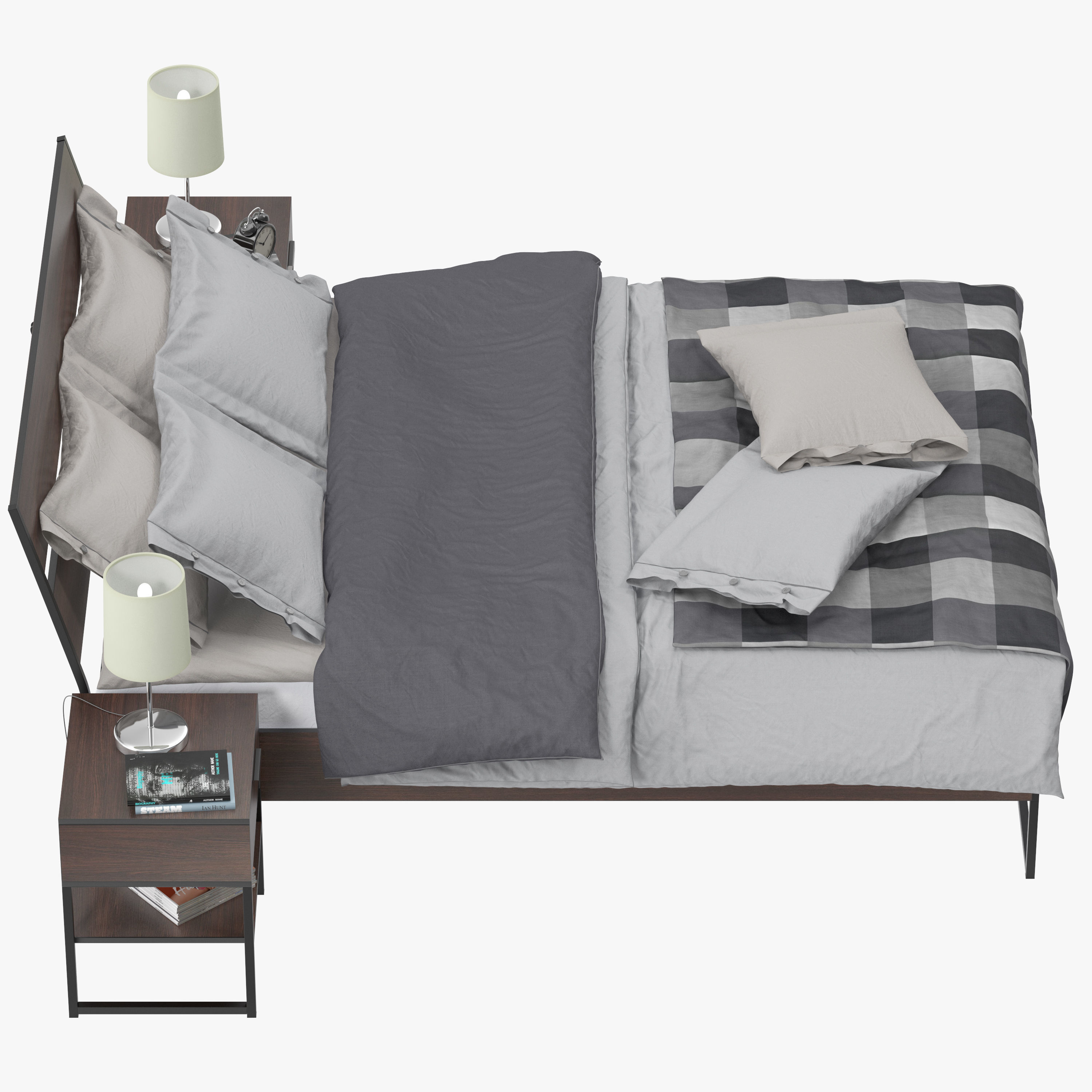 Trysil Bed 3D model_3