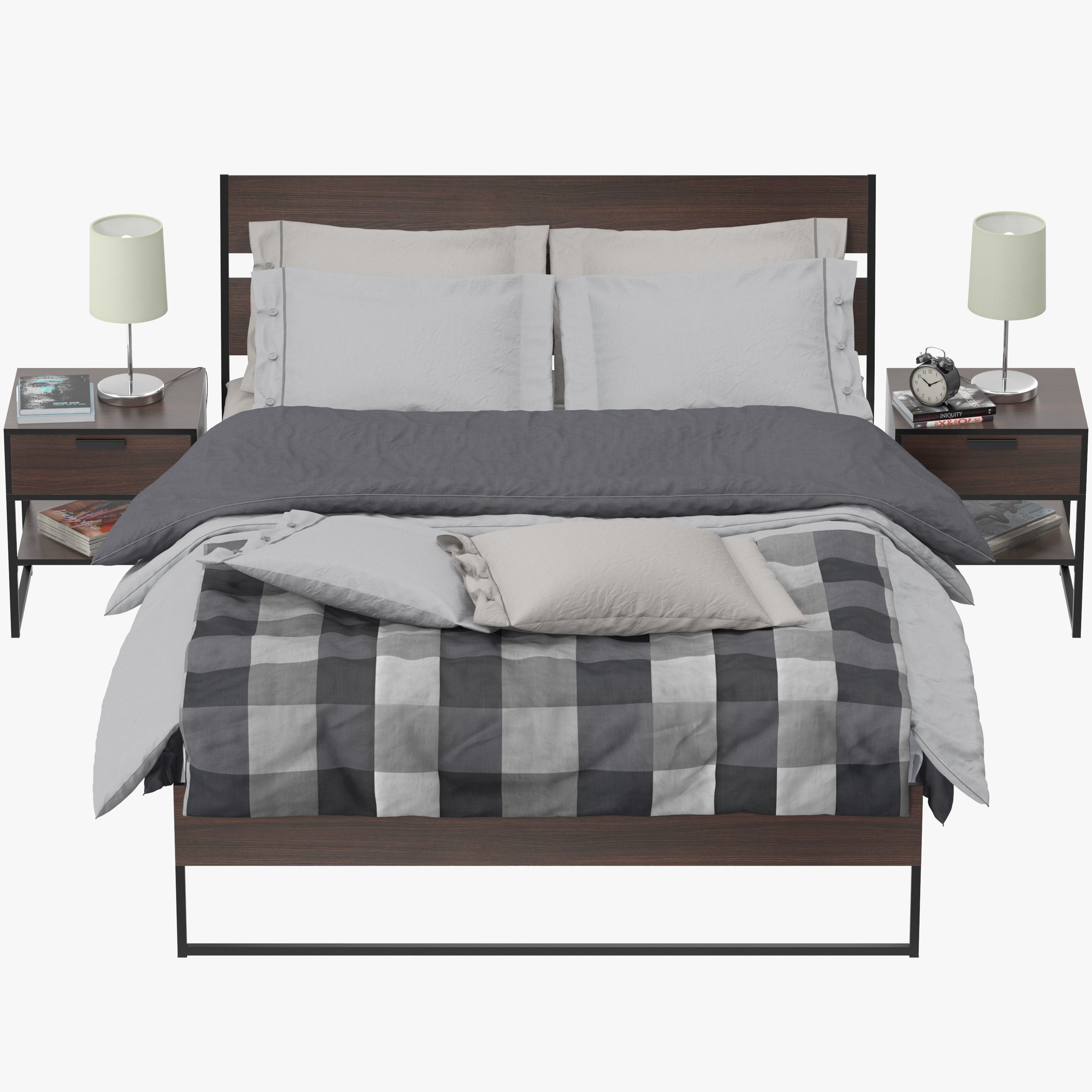 Trysil Bed 3D model_4