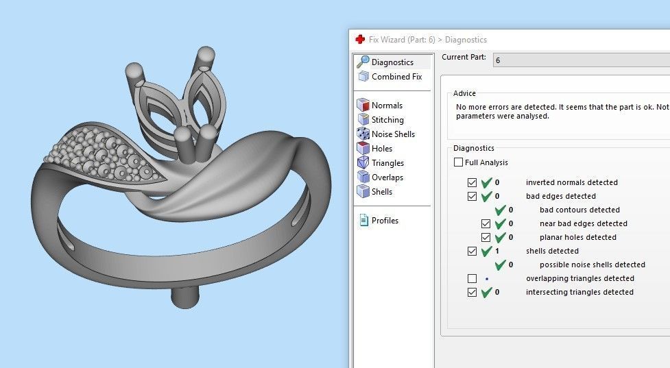 Women  Ring with 2 marquise and diamonds 3dm stl 3D print model 3D print model_25