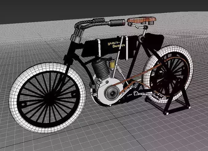 Harley 1903 3D print model