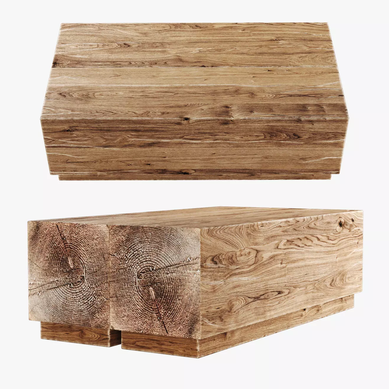 Wood Coffee Table 3D model