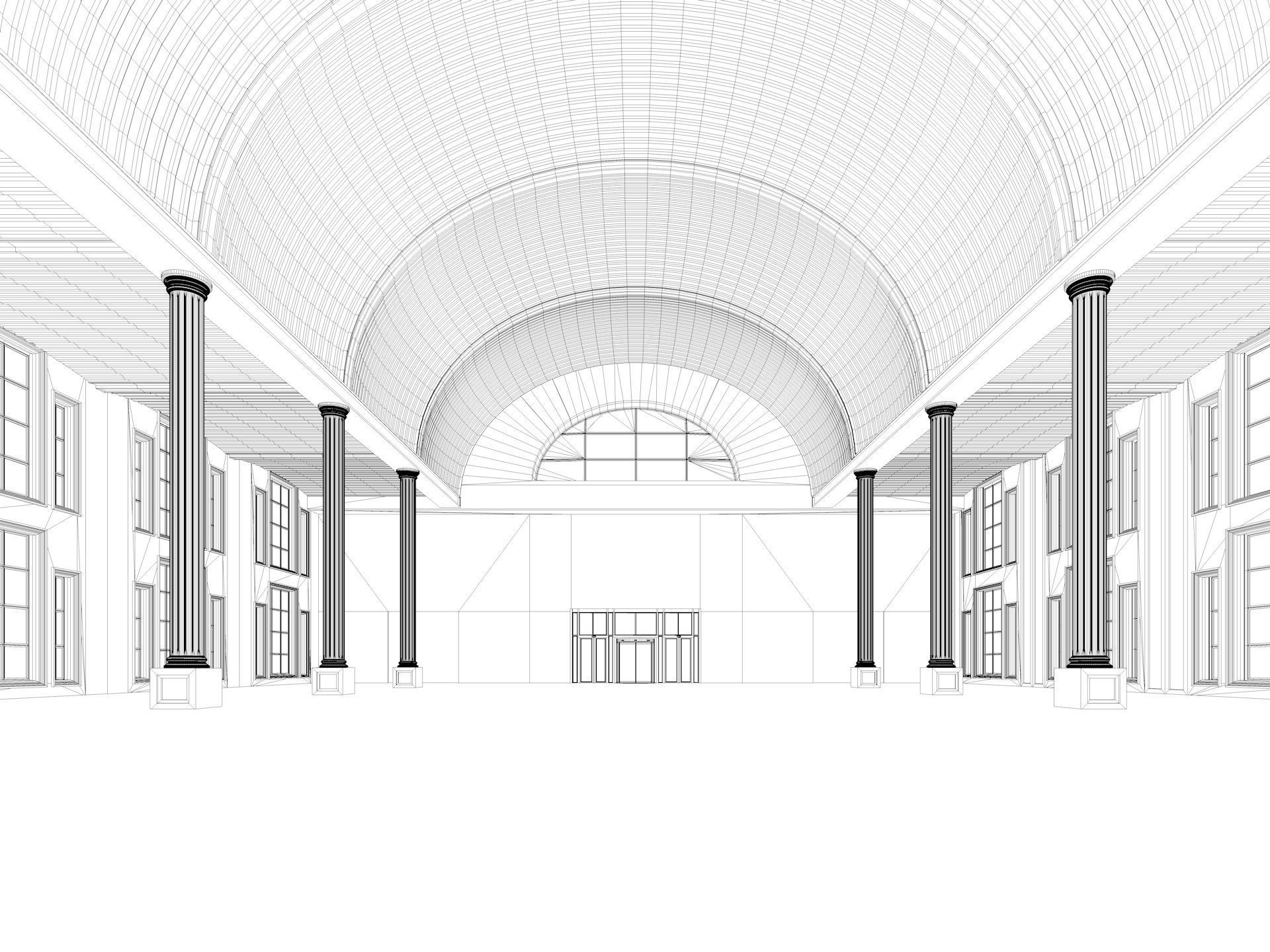 Warehouse Hall 3D model | CGTrader