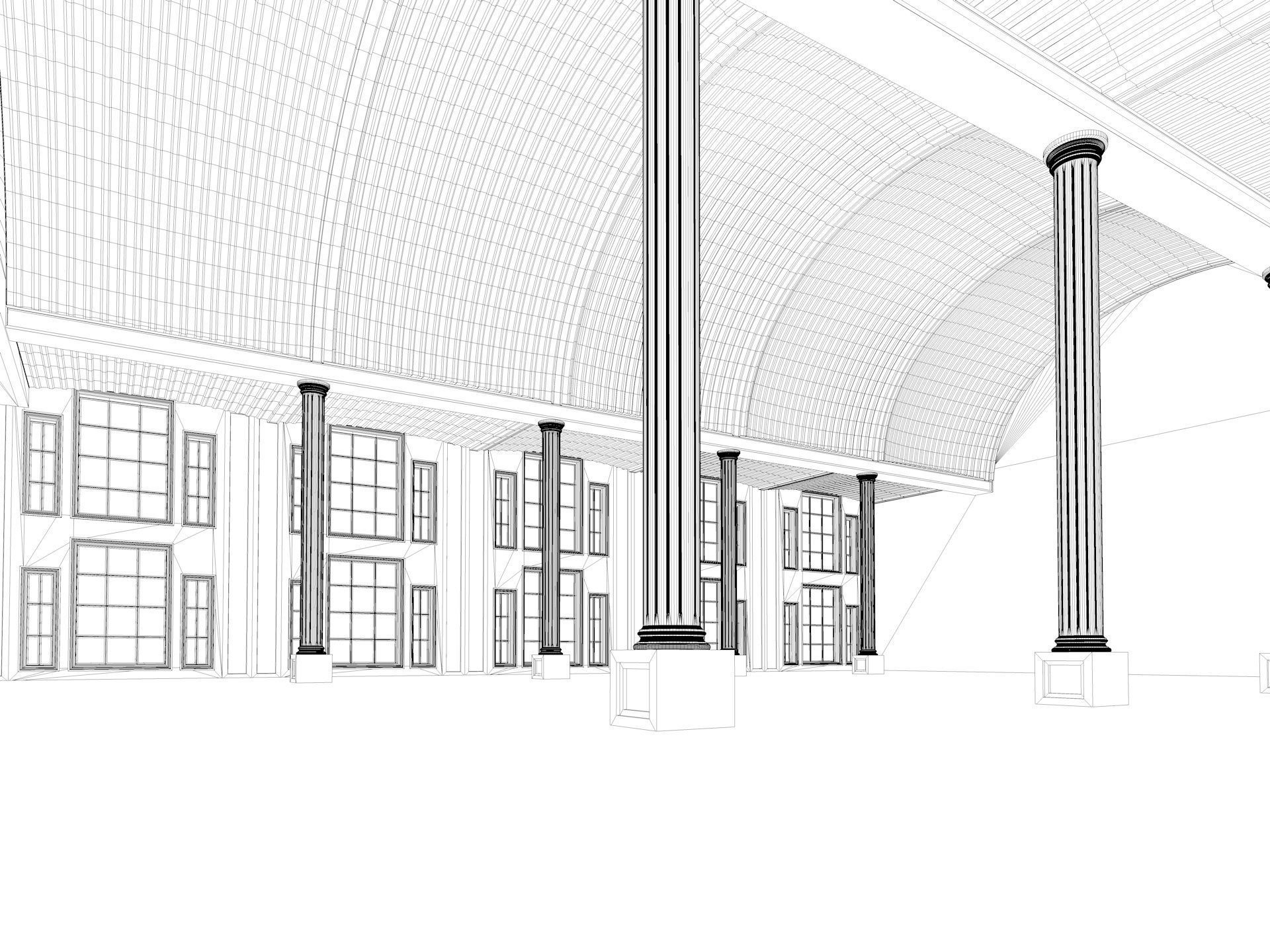 Warehouse Hall 3D model | CGTrader