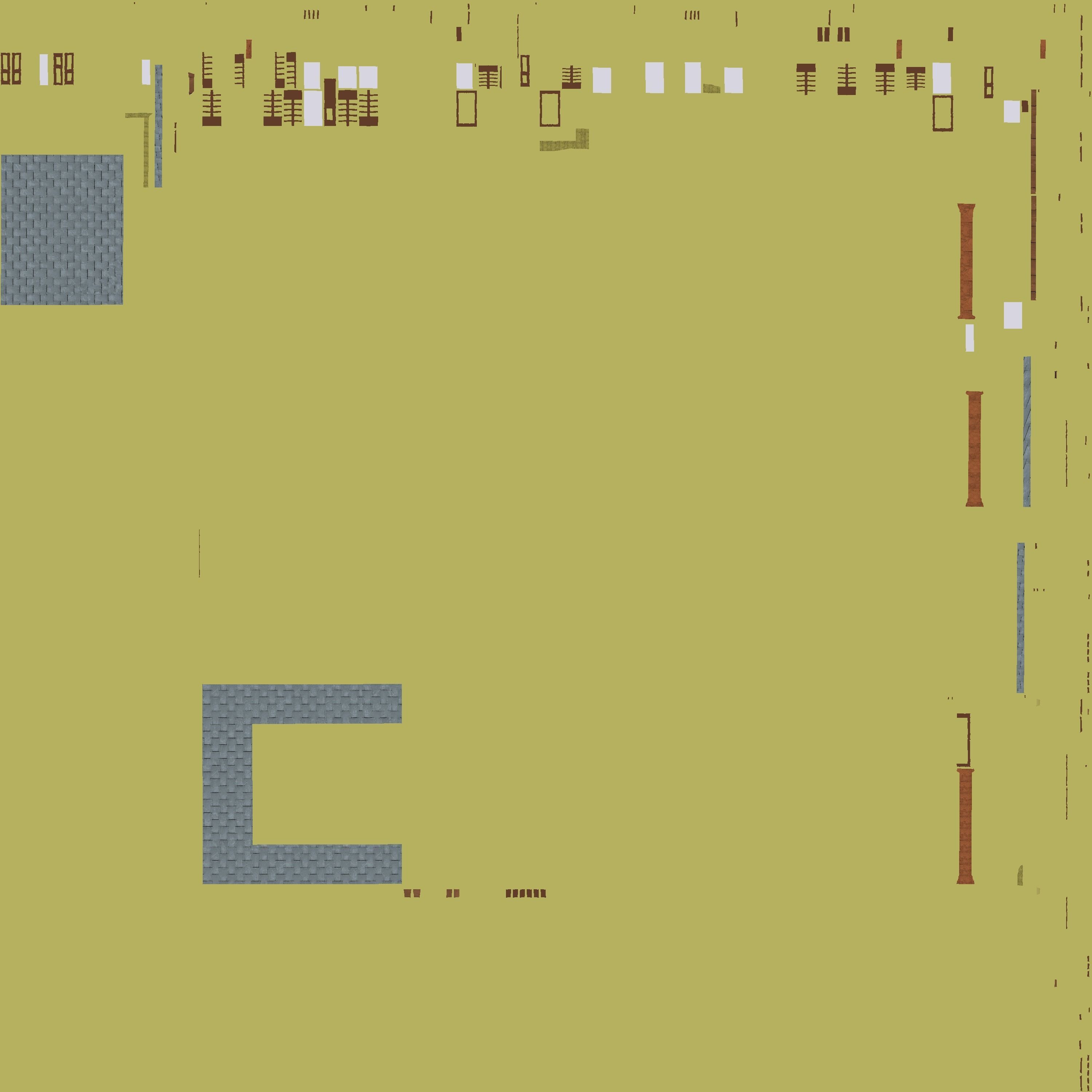 BAROQUE BARRACK 1750 Low-poly 3D model_3