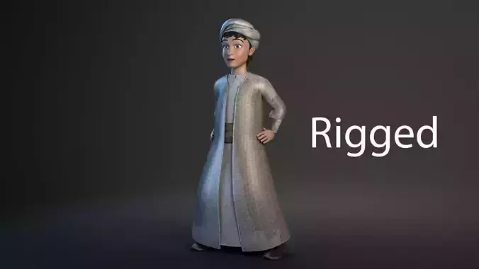 Boy Character Rigged