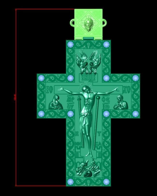 Cross lk 4 3D print model_12