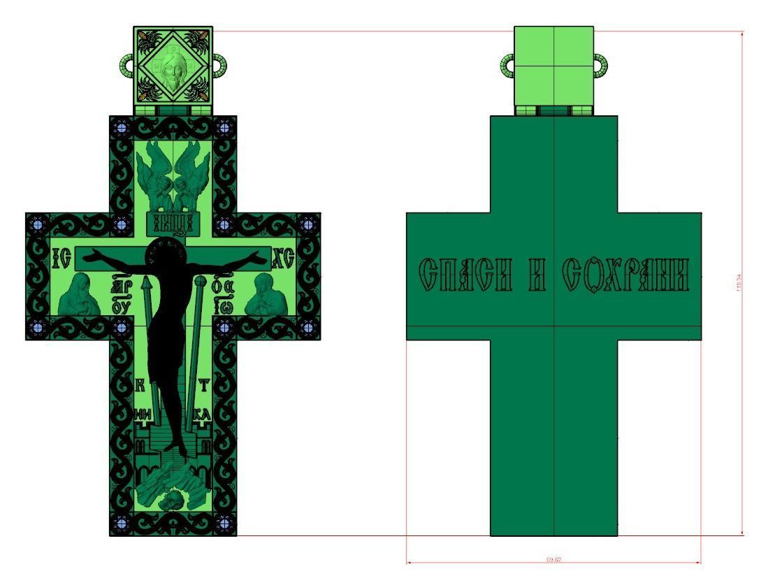 Cross lk 4 3D print model_6