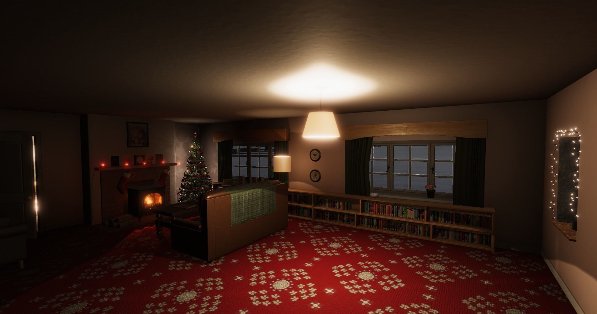 Cosy Christmas Scene for Unity Low-poly 3D model_8