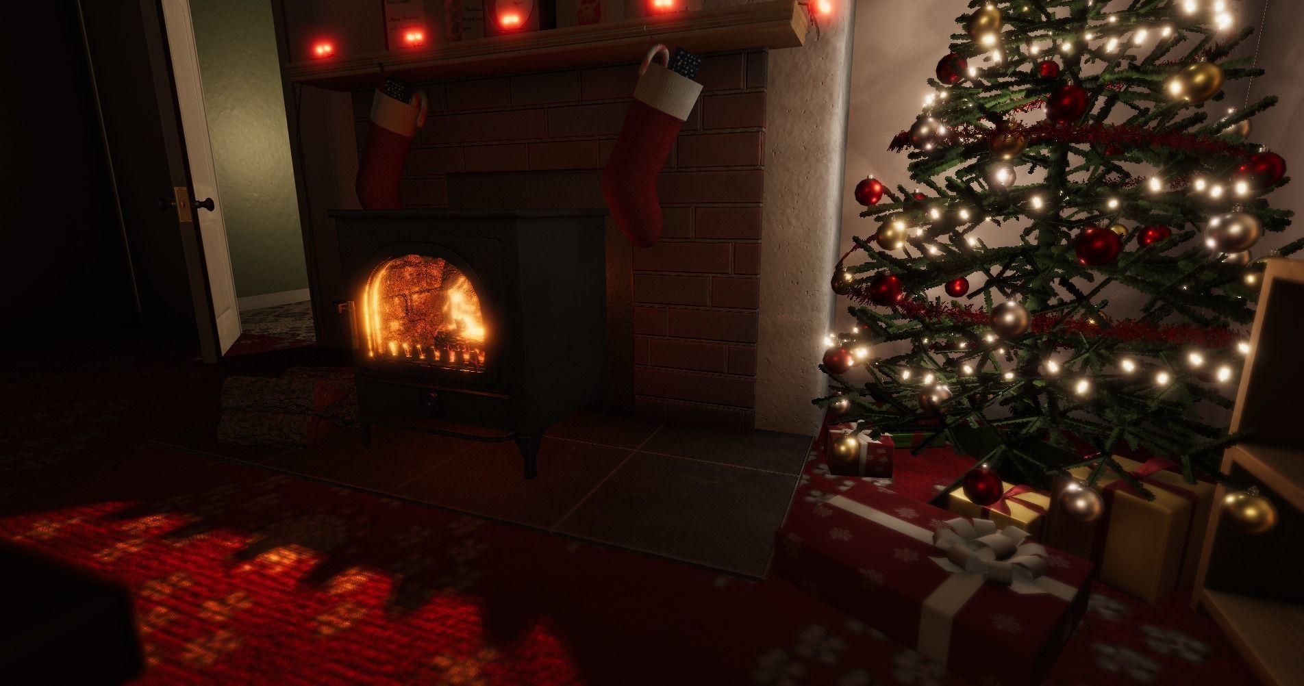 Cosy Christmas Scene for Unity Low-poly 3D model_3