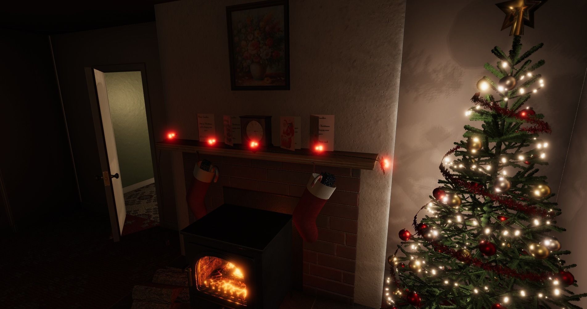 Cosy Christmas Scene for Unity Low-poly 3D model_7