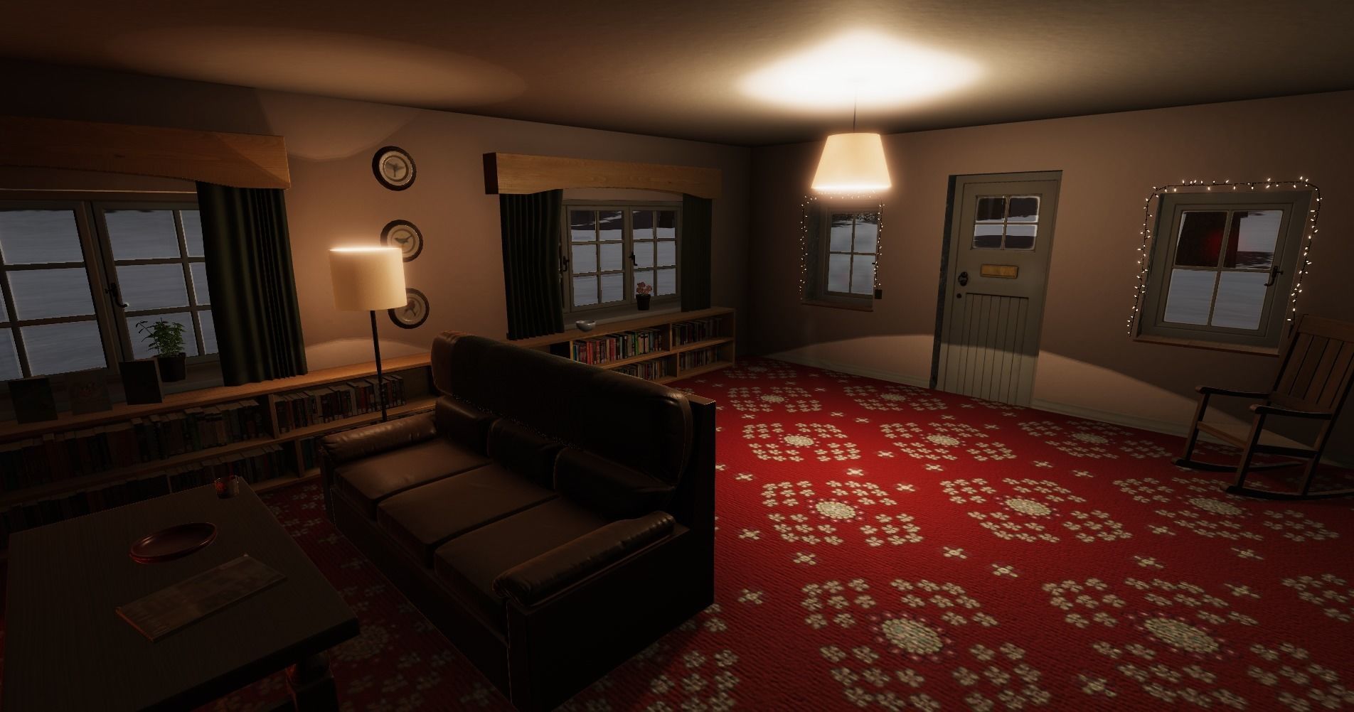 Cosy Christmas Scene for Unity Low-poly 3D model_6