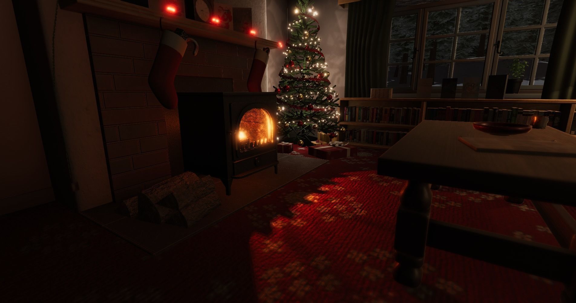 Cosy Christmas Scene for Unity Low-poly 3D model_4