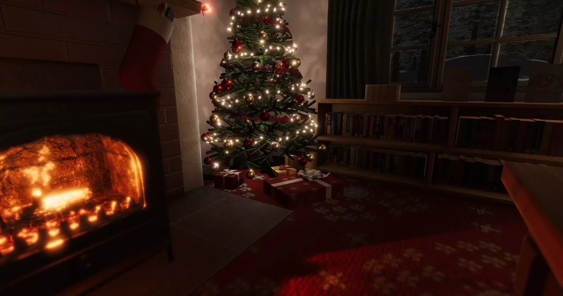 Cosy Christmas Scene for Unity Low-poly 3D model_0