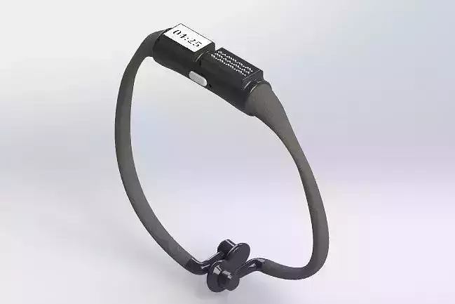 Wristwatch cum Earphone 3D print model