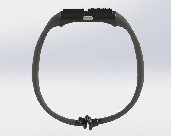 Wristwatch cum Earphone 3D print model_4