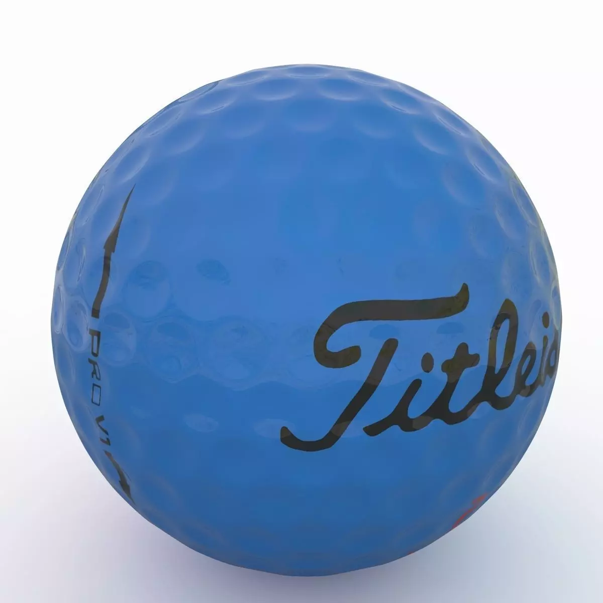 Gilf Ball Blue Low-poly 3D model