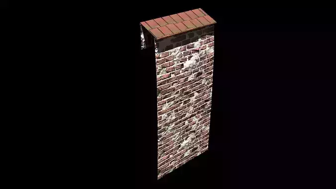 Lowpoly modular wall vers 01