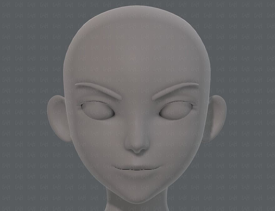 Base mesh boy character V10 Low-poly 3D model_33