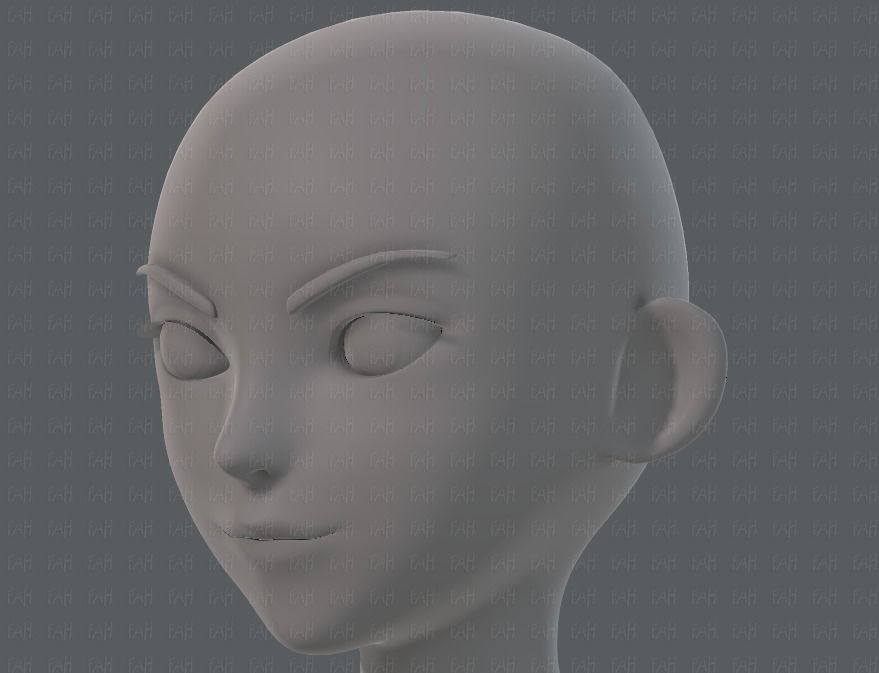 Base mesh boy character V10 Low-poly 3D model_37