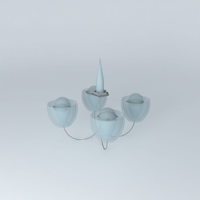 Celling lamp Free 3D model_2