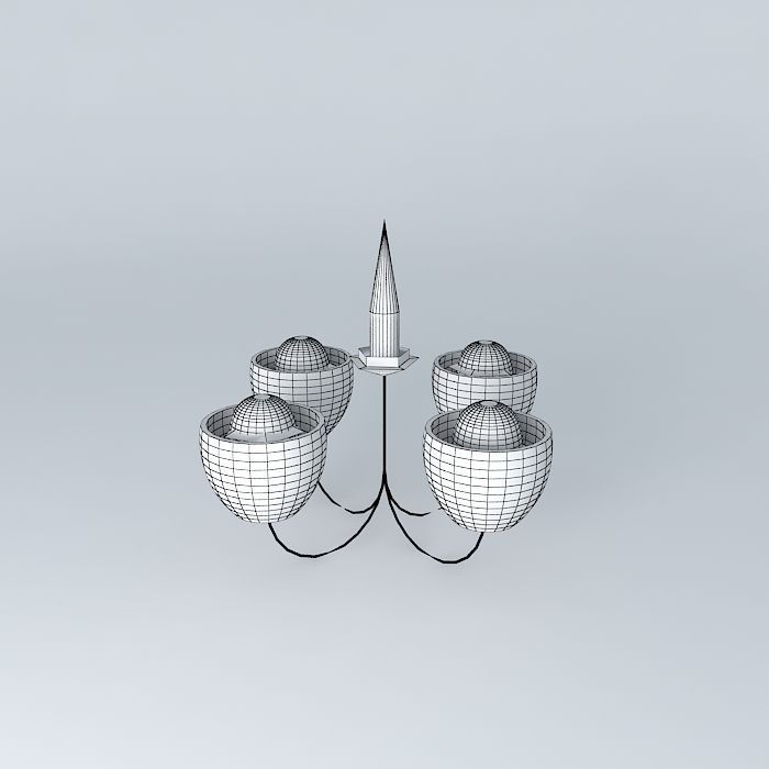Celling lamp Free 3D model_3