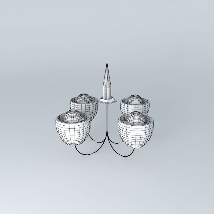Celling lamp Free 3D model_4