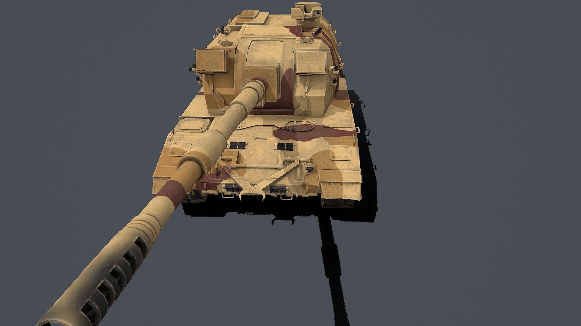 Koalitsiya-SV  2S35  Low-poly 3D model_10