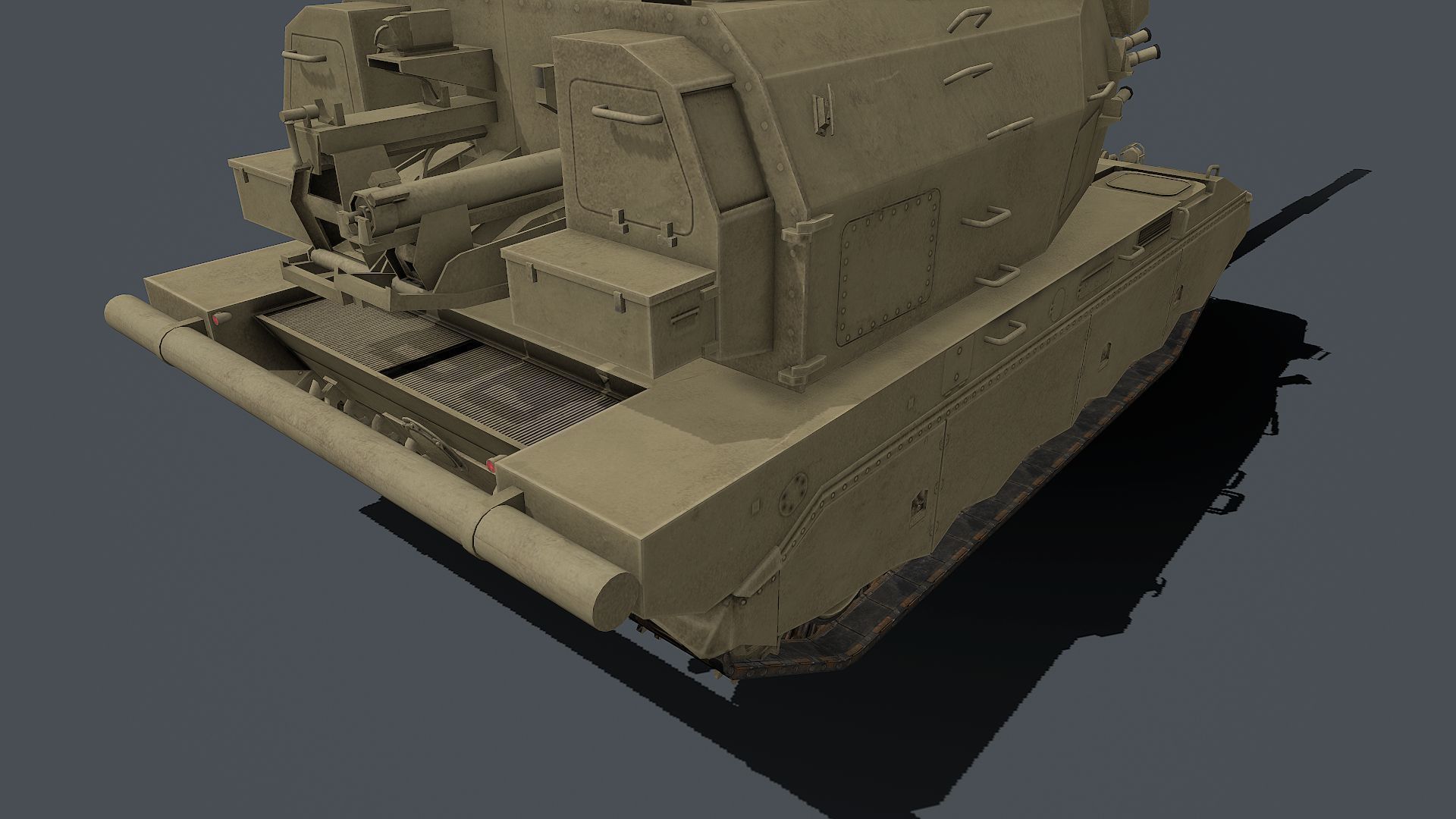 Koalitsiya-SV  2S35  Low-poly 3D model_19