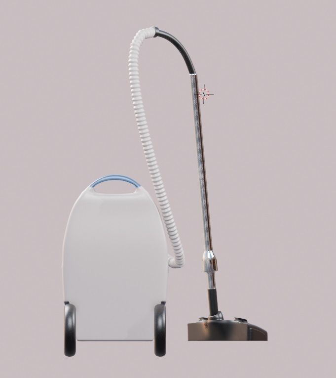 vacuum cleaner 3d model Low-poly 3D model_8