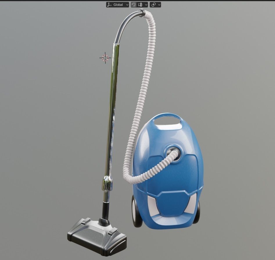 vacuum cleaner 3d model Low-poly 3D model_14