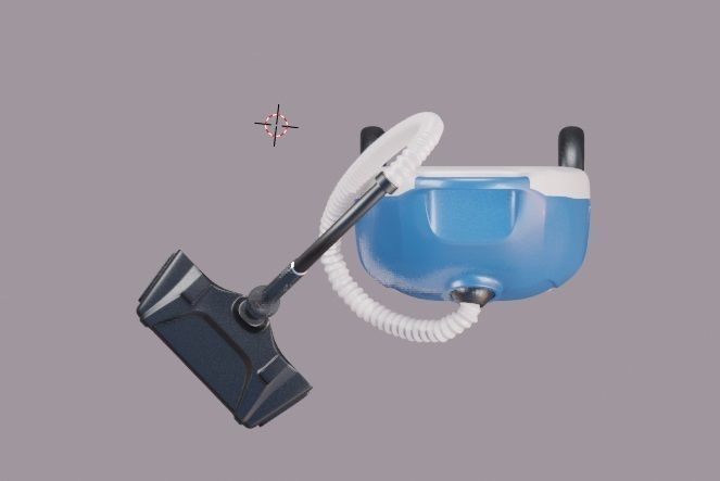 vacuum cleaner 3d model Low-poly 3D model_7
