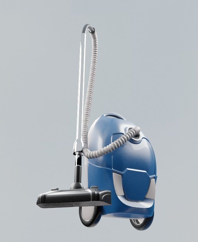 vacuum cleaner 3d model Low-poly 3D model_10