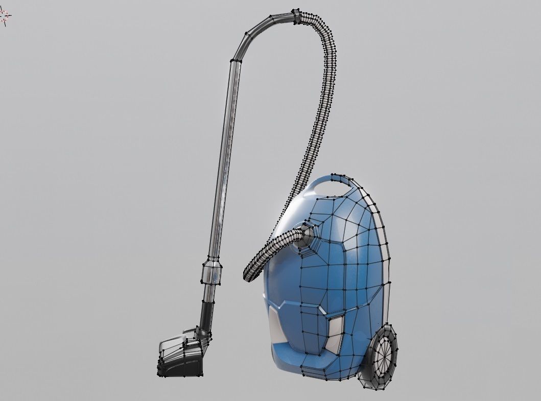 vacuum cleaner 3d model Low-poly 3D model_12