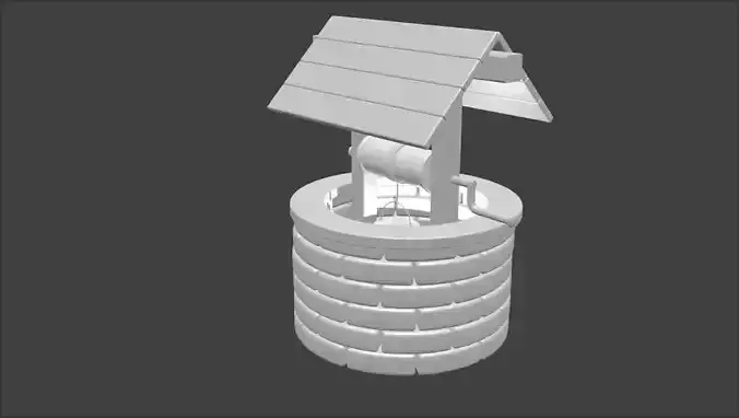  Ancient Well  3D print model