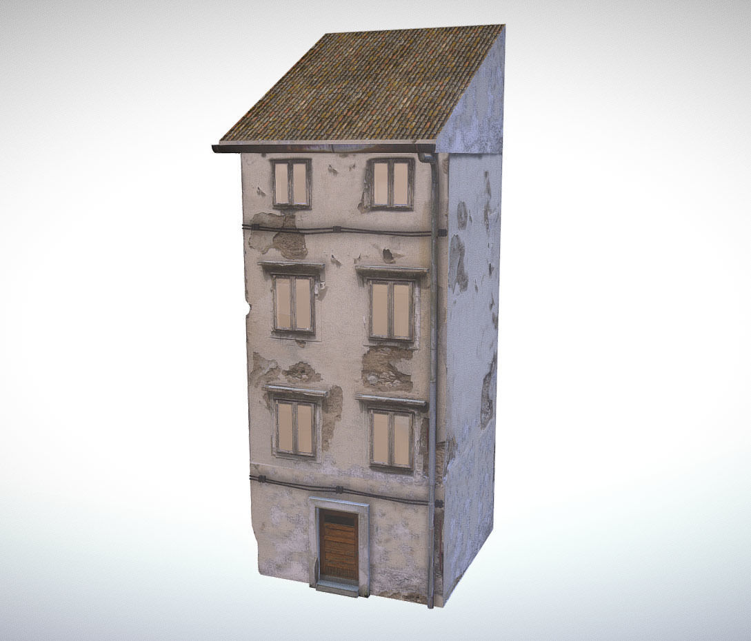 Old House Low-poly 3D model_3