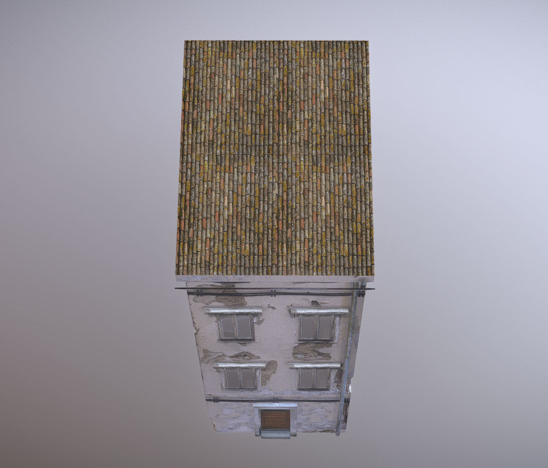 Old House Low-poly 3D model_2