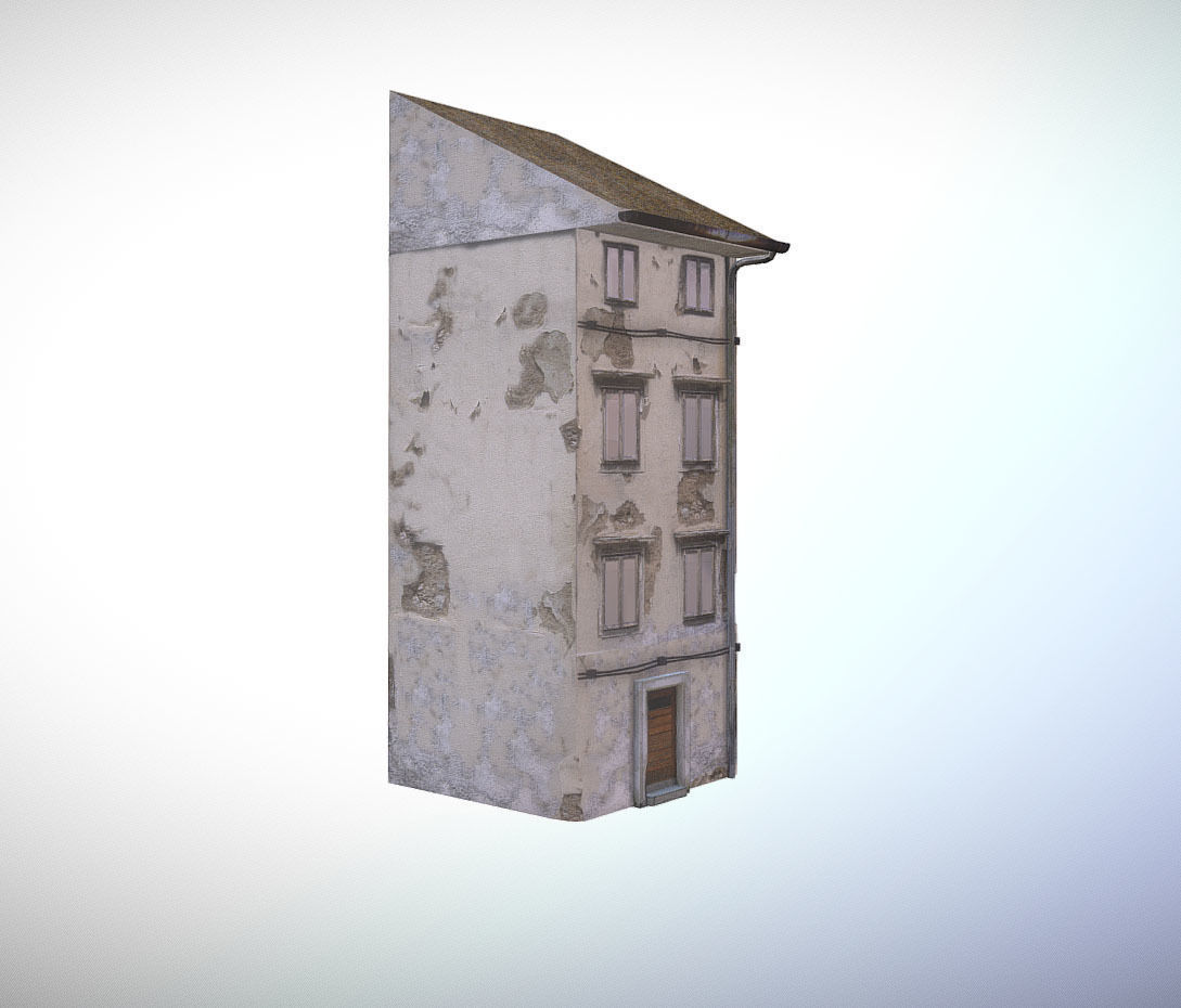 Old House Low-poly 3D model_1