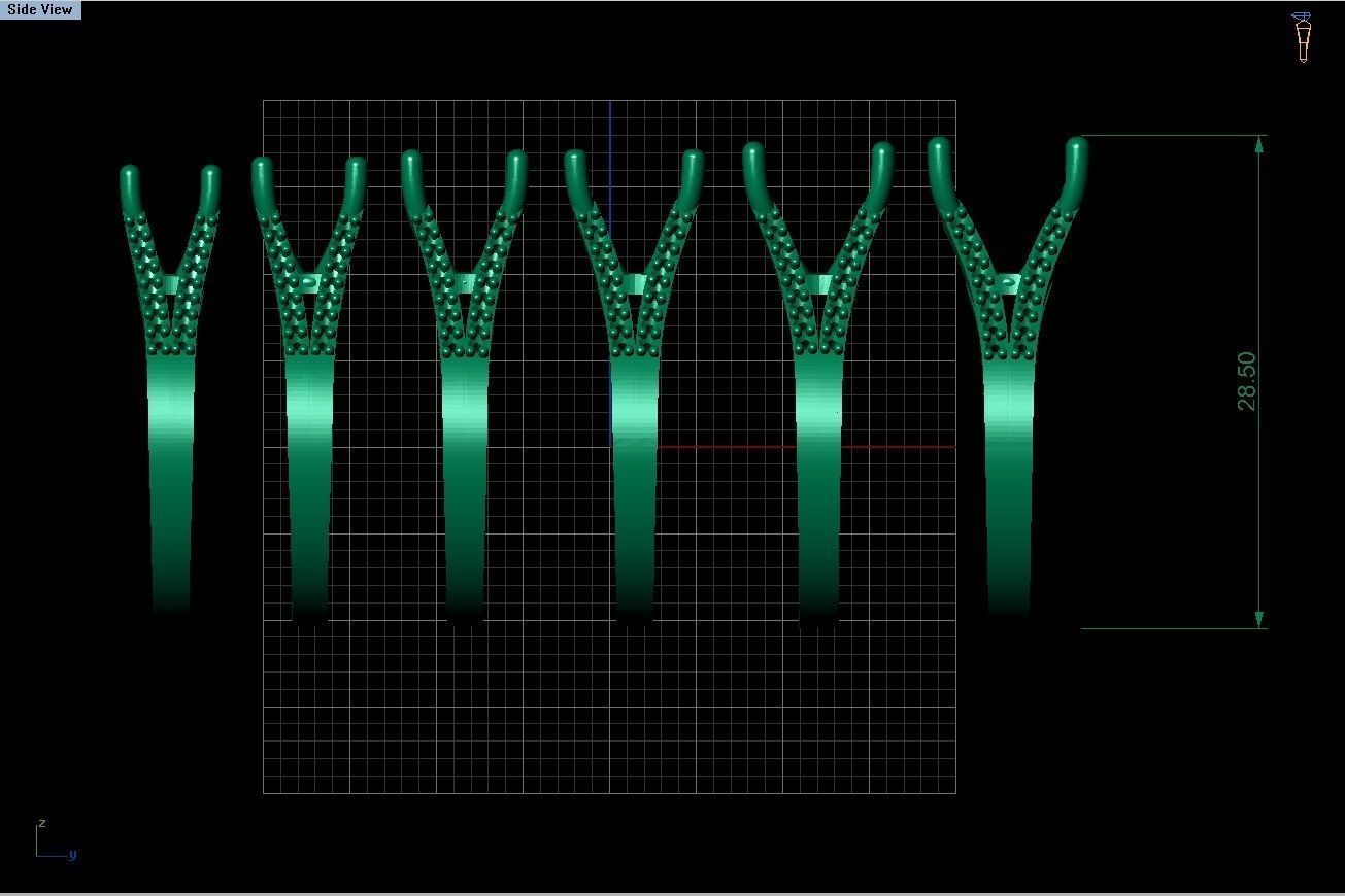 huge solitaire ring series  3D print model_10